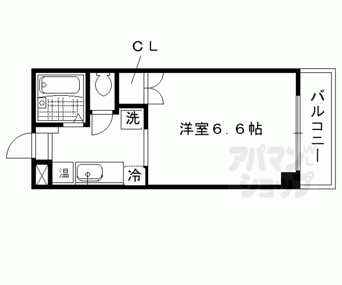 【デミ洛北】間取