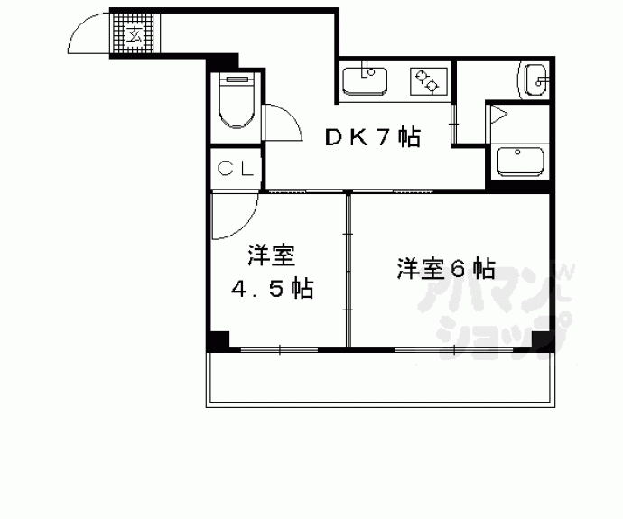 【パレステート日生熊野】間取