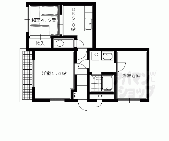 【エレガンスコート下鴨】間取