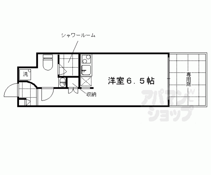 【ＤＥＴＯＭ－１烏丸一条】間取