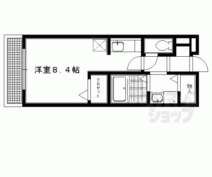 【コモドハイツクゥ】間取