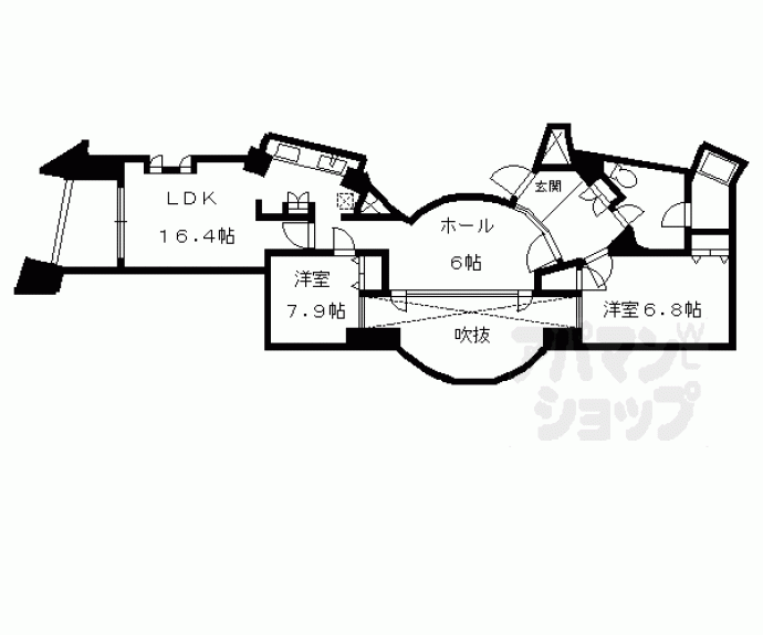 【ＡＢＬＥ北山】間取