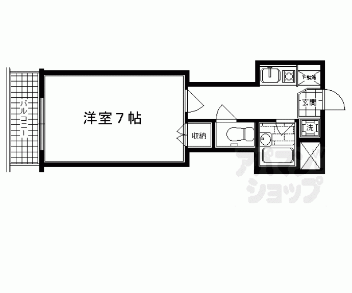 【エステムコート御所南】間取