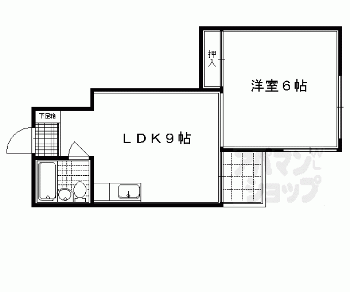 【サテンドール千本】間取