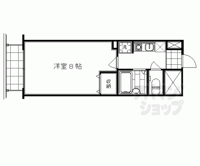 【セレッソコート京都御所西】間取