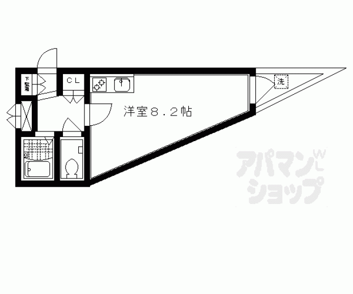 【サンプラザ三越】間取