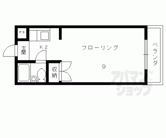 【サンチェリー高田Ⅰ】間取