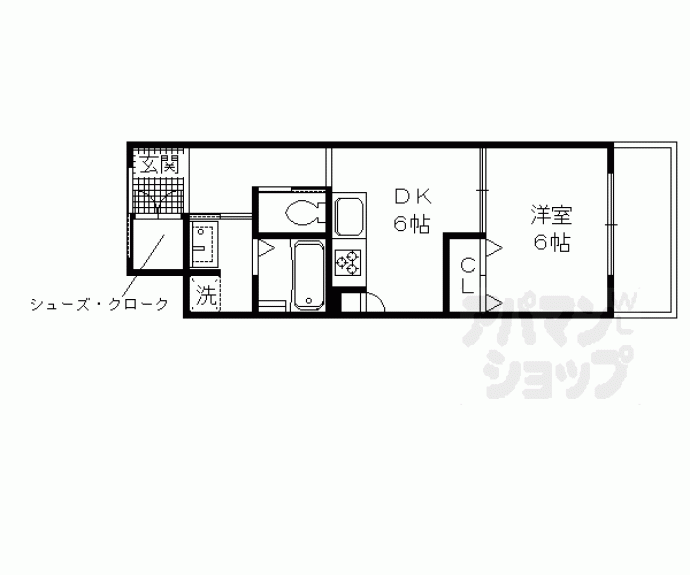 【エイジングコート淀城公園】間取