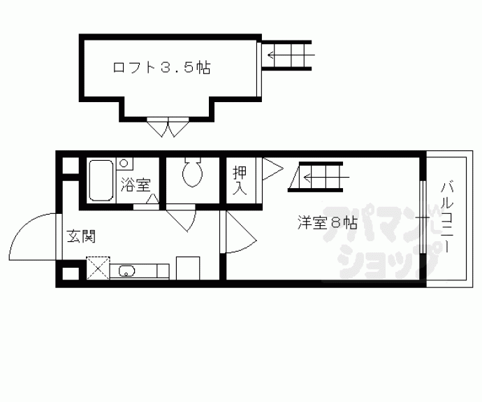 【北白川モーリシャス】間取