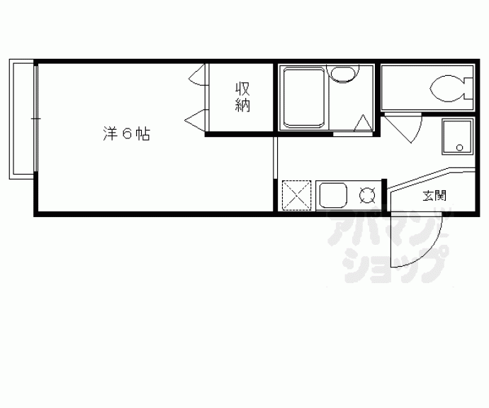 【シャインハイツ三条】間取