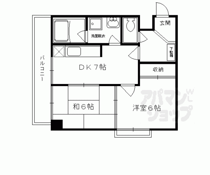 【フェニックス堀川】間取