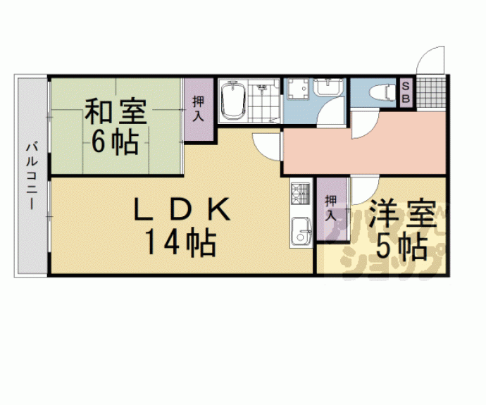 【フェニックス堀川】間取