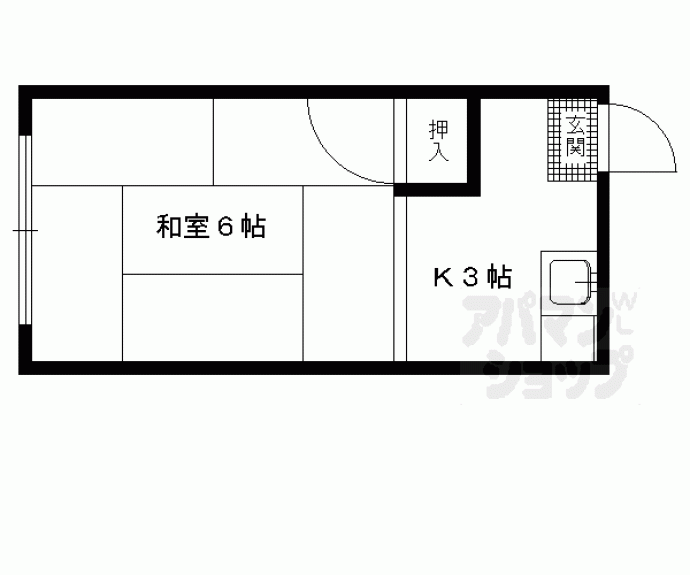 【パレ修学院】間取