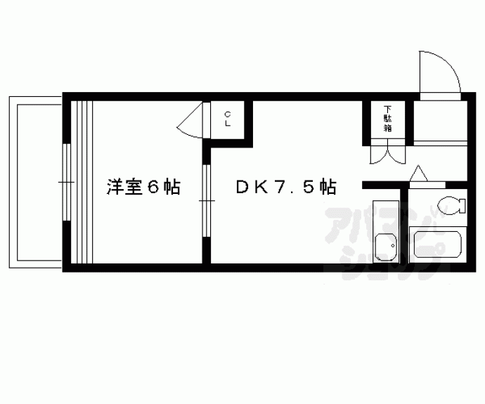 【第２パールハイツ上杉】間取