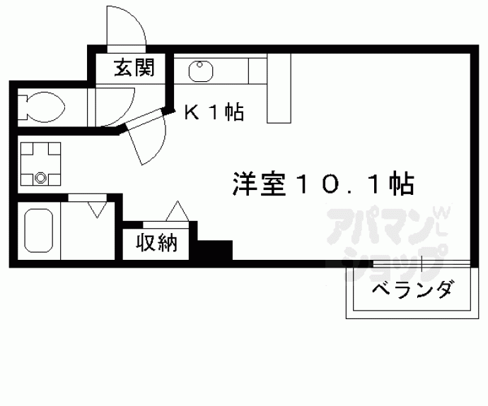 【フルーヴコート】間取