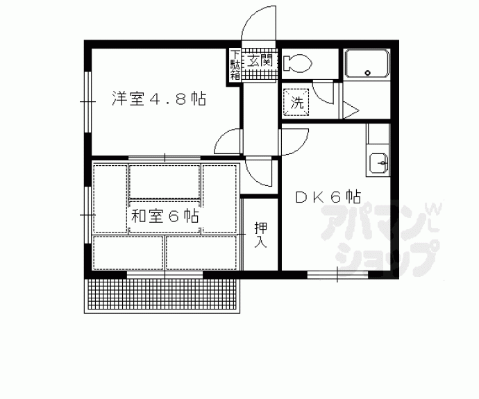 【めぞん橋本】間取