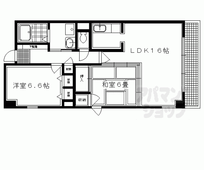 【鴨川銀杏館】間取