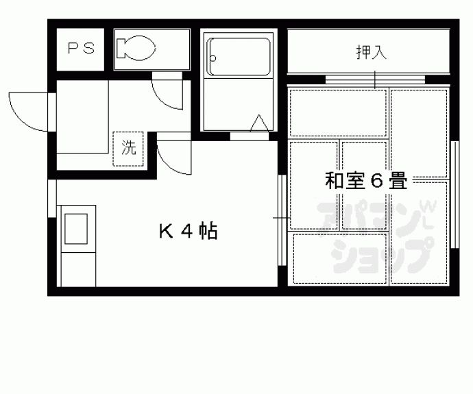 【北園ハイツ】間取