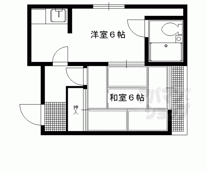 【シティハウス三条】間取