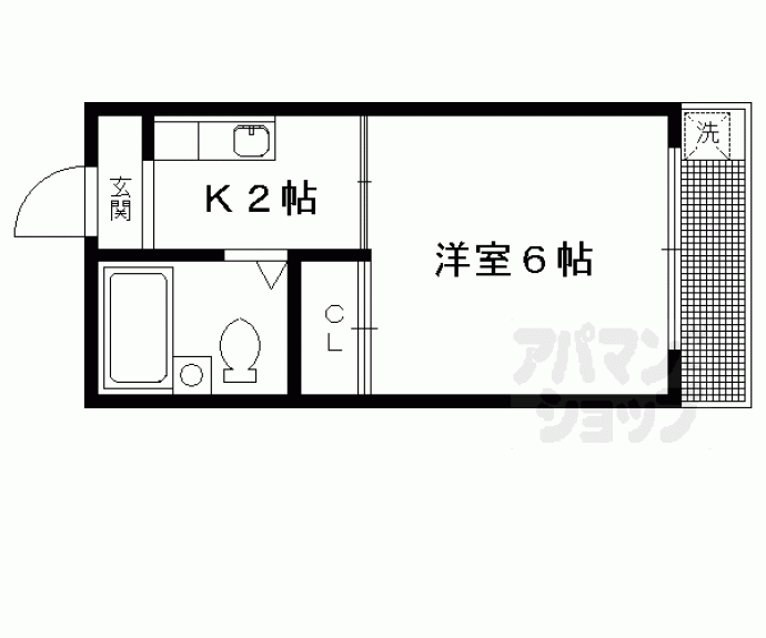 【サンチェリー高田Ⅲ】間取