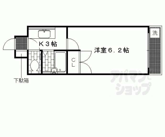 【ヴェルメゾン今出川】間取