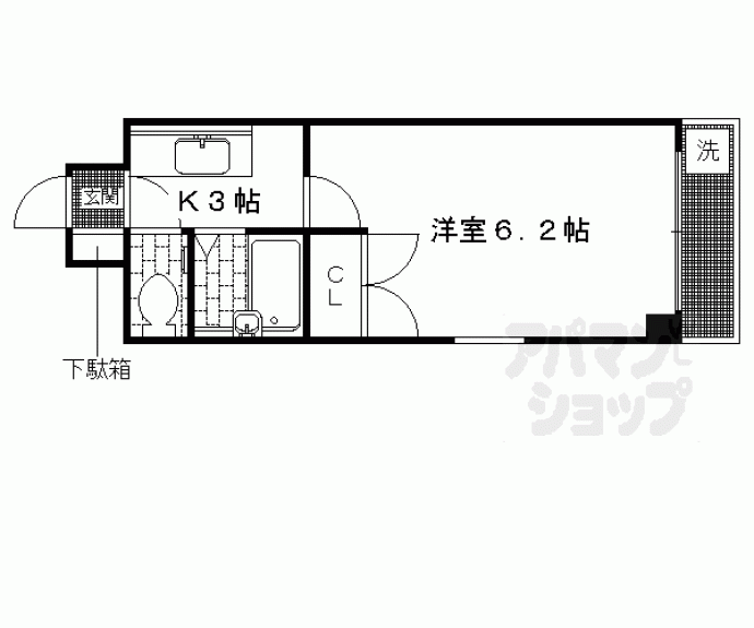 【ヴェルメゾン今出川】間取