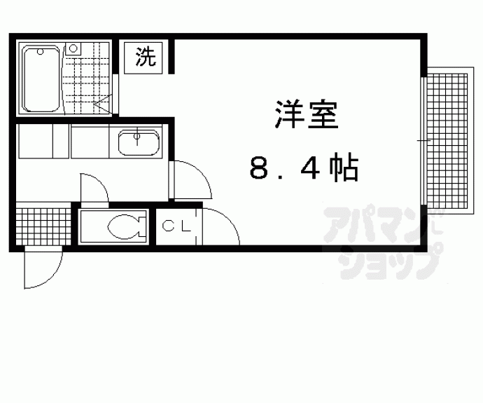 【松ケ崎堂ノ上町マンション】間取