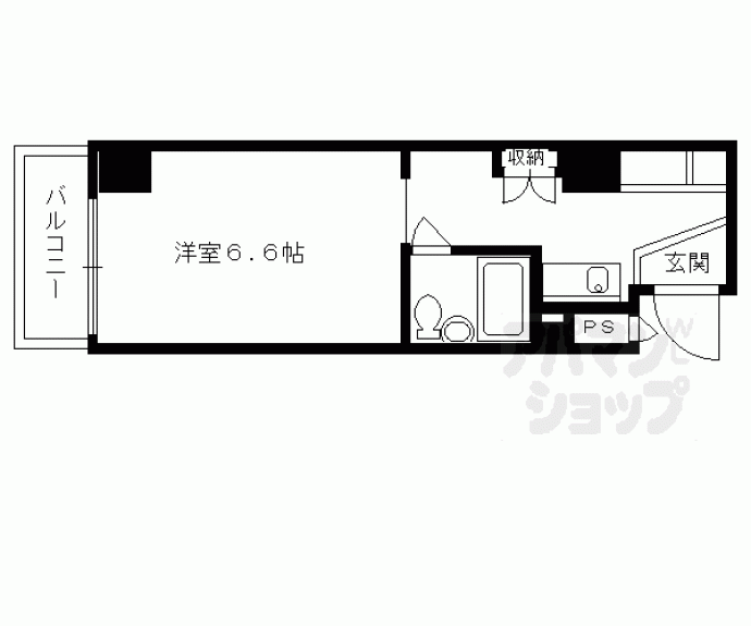 【ライオンズマンション御池通】間取