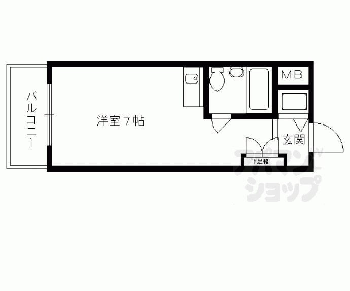 【ライオンズマンション御池通】間取