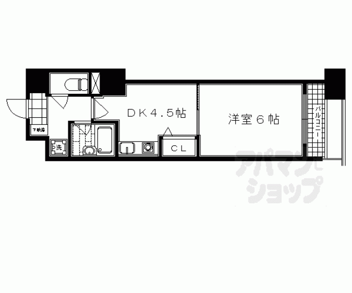 【エスリード京都河原町第３】間取