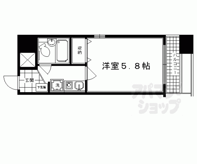 【エスリード京都河原町第３】間取