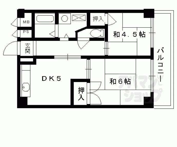 【宝蔵マンション】間取