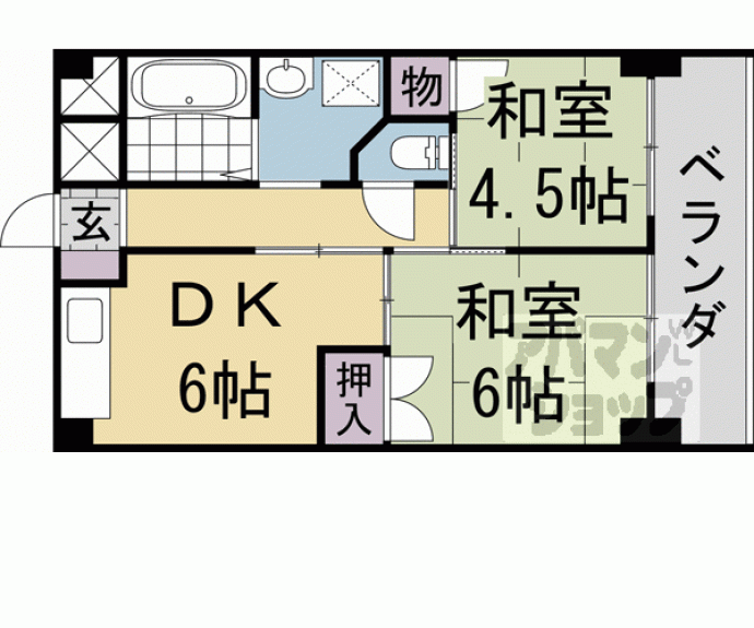 【宝蔵マンション】間取