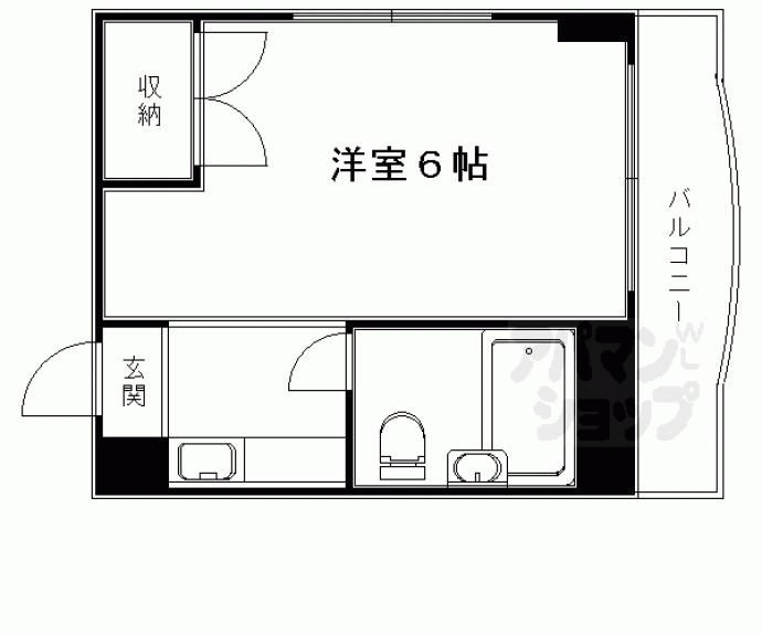 【アーバン北村出町】間取