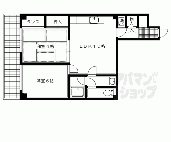 【グレースコート堀川】間取