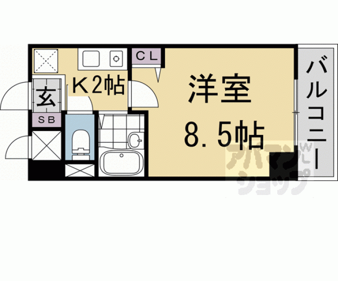 【サムティ上堀川】間取