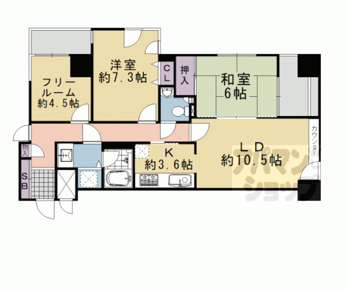 【グラシオーズ芦刈山】間取