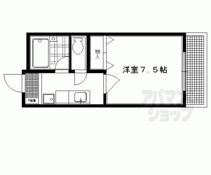 【ベルコート９６】間取