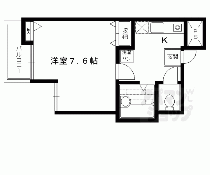 【プールトゥジュール中はし】間取