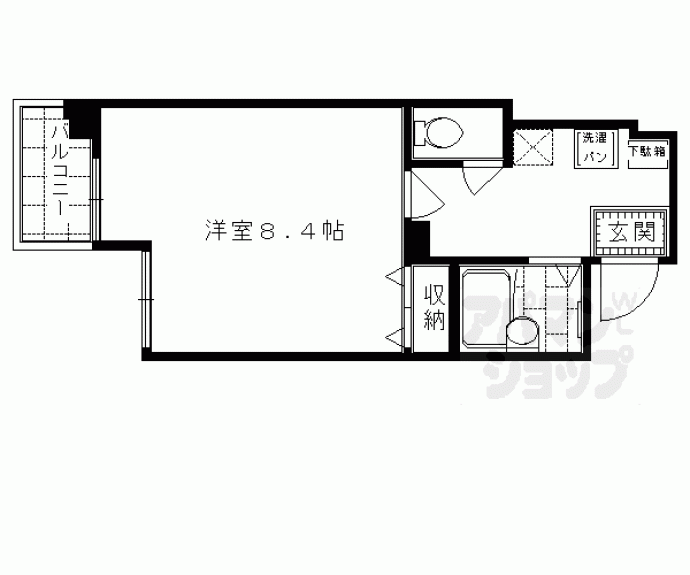 【プールトゥジュール中はし】間取