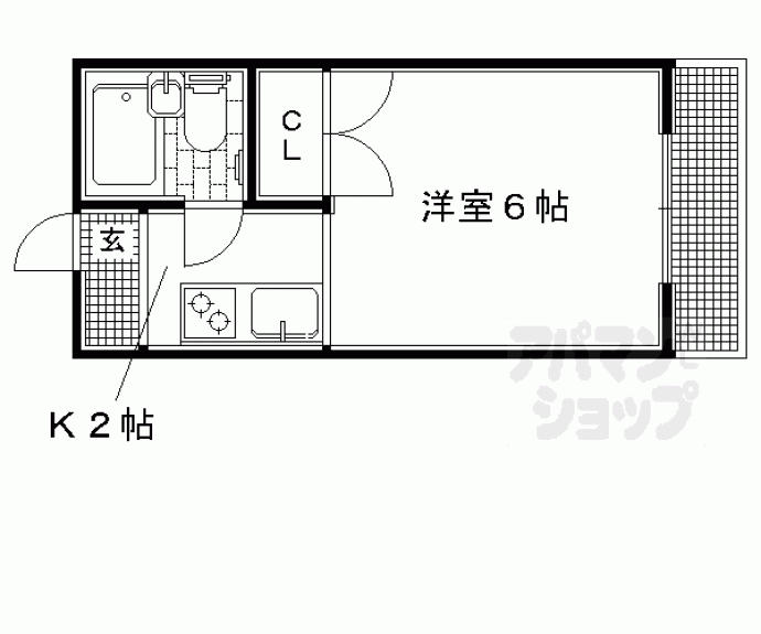 【ベルロード高野】間取