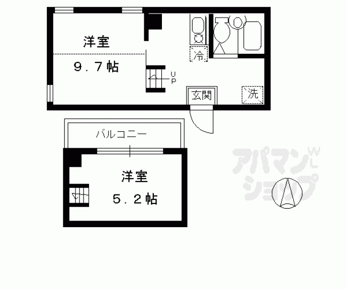 【バインオークＭＥＴＳ】間取