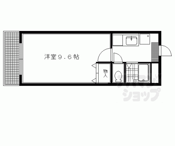 【タウンルームキシ】間取