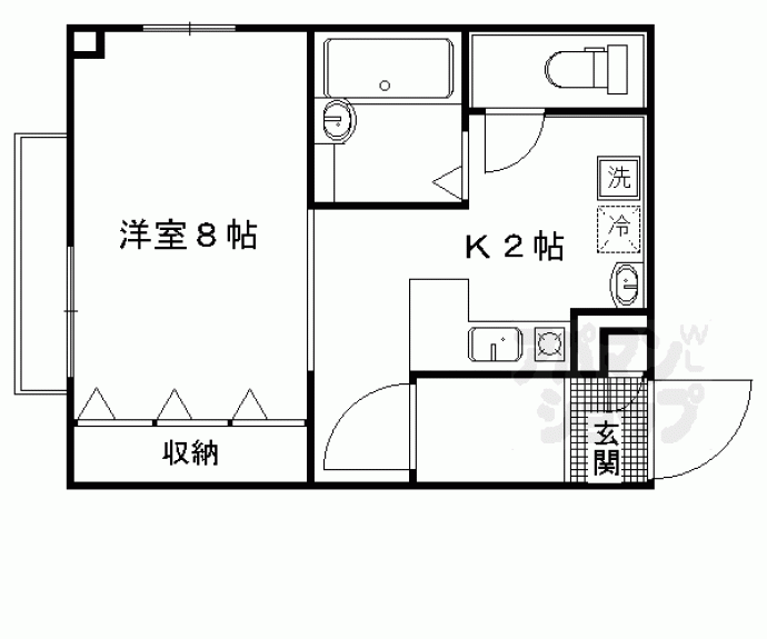 【アルテハイム五条】間取