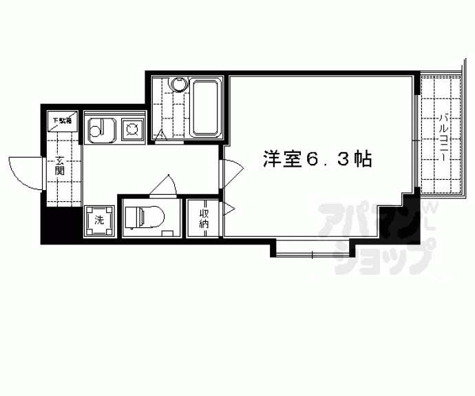 【ベラジオ四条堀川】間取