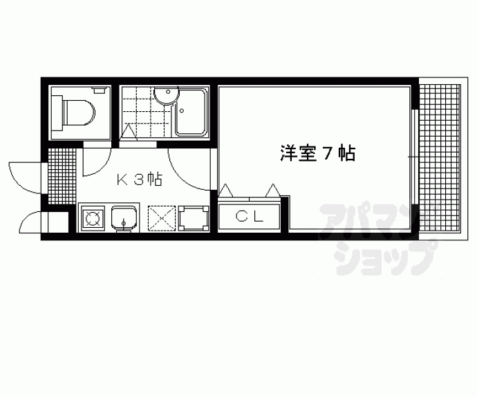 【アジットエフ宝ヶ池】間取