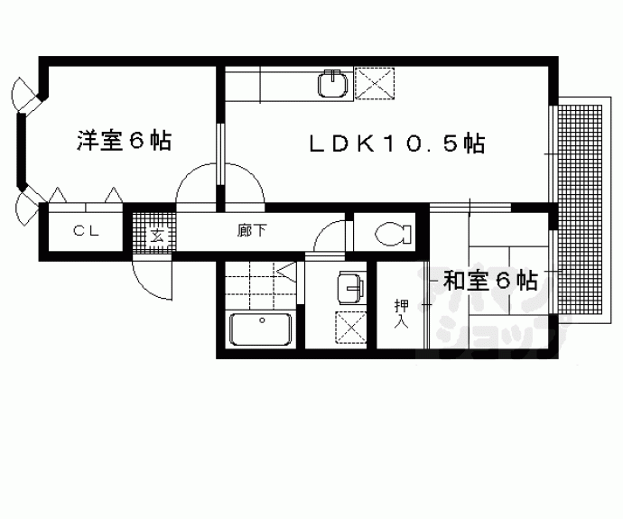 【クローバー竹内】間取