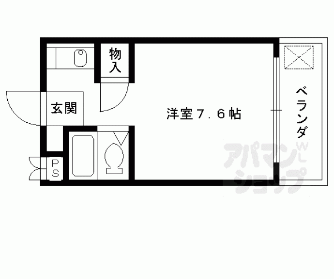 【ヴィラ東海今熊野】間取