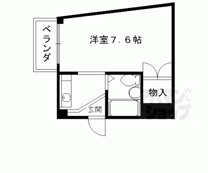 【ヴィラ東海今熊野】間取