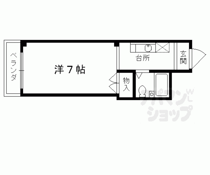 【本町４丁目マンション】間取